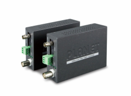Planet VF-101G-KIT opto konvertor, 1x video (AHD/TVI/CVI/CVBS), 1x RS-485, singlemode (ST), pár