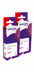 WECARE&nbsp;ARMOR&nbsp;sada&nbsp;ink&nbsp;kompatibilní&nbsp;s&nbsp;CANON&nbsp;CLI521BK&nbsp;2x10,5ml,černá,CLI-521&nbsp;BK