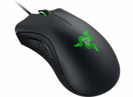 Razer DeathAdder Essential - myš drátová/herní/programovatelná/6400DPI/zelené podsvícení/černá