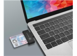 CONNECT IT USB čtečka eObčanek a čipových karet, ČERNÁ