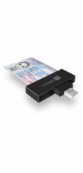 CONNECT IT USB čtečka eObčanek a čipových karet, ČERNÁ