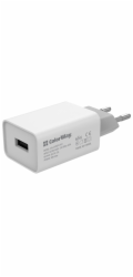 COLORWAY 1x USB/ síťová nabíječka/ 10W/ 100V-240V/ Černá