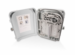 Digitus FTTH Distributionsbox für Außen - 24 LC/Duplex oder 24 SC/Simplex Kupplungen