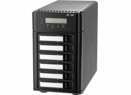 Areca Desktop RAID, 6x 3.5" HDD, 2x40Gb/s TB3 & USB-C, RAID 0/1/10/3/5/6/30/50/60, Single Disk, JBOD