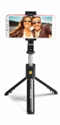 Aligator Selfie Tripod HA12 Teleskopická selfie tyč černá