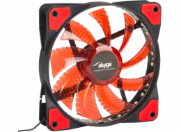 AKYGA System Fan AW-12E-BR 120mm 33 LED red Molex