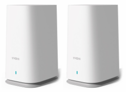 STRONG sada 2 ATRIA Wi-Fi Mesh Home Kit 2100/ Wi-Fi 802.11a/b/g/n/ac/ 2100 Mbit/s/ 2,4GHz a 5GHz/ 2x LAN/ bílý