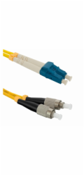 Optický duplex patch 9/125 G657A LC/PC-FC/PC 2m, OS2
