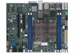 SUPERMICRO FlexATX MB Xeon D-2146NT(8C/16T),4xDDR4 RDIMM,4xSATA,2xU.2,2x PCIe 3.0 x8,x16, M.2, 8xLAN(6xRJ45,2xSFP+),IPMI