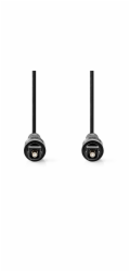 Nedis CAGB25000BK30 - Optický Audiokabel | TosLink Zástrčka - TosLink Zástrčka | 3 m | Černá barva