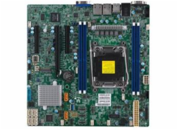 SUPERMICRO MB 1xLGA2066, iC422,4x DDR4 ECC,8xSATA3, 1x M.2, PCI-E 3,0 1,2 (x16,x8), 2x LAN,IPMI, bulk