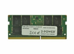 2-Power SODIMM DDR4 16GB 2133MHz CL15 MEM5504A 2-Power 16GB PC4-17000S 2133MHz DDR4 CL15 Non-ECC SoDIMM 2Rx8 (DOŽIVOTNÍ ZÁRUKA)