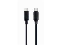 Kabel CABLEXPERT USB PD (Power Delivery), 60W, Type-C na Type-C kabel (CM/CM), 1,5m, datový a napájecí, černý