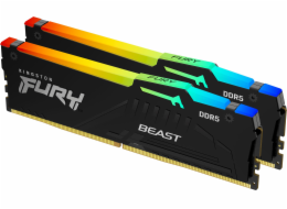 Kingston FURY Beast/DDR5/32GB/6000MHz/CL40/2x16GB/RGB