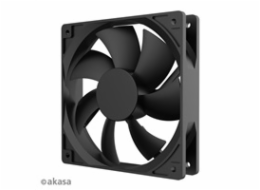 AKASA ventilátor Smart Black, 12cm fan, HD bearing