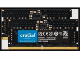 Crucial - DDR5 - sada - 16 GB: 2 x 8 GB - SO-DIMM 262 pinů - 2400 MHz / PC5-38400 - CL40 - 1.1 V - bez vyrovnávací paměti - bez ECC