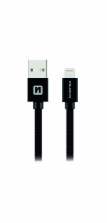 Swissten Datový Kabel Textile Usb / Lightning 2,0 M Černý