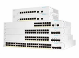 Cisco switch CBS220-24FP-4X (24xGbE,4xSFP+,24xPoE+,382W)