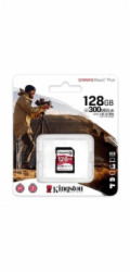 Kingston SDHC UHS-II 128 GB SDR2/128GB Kingston SDXC karta 128GB Canvas React Plus SDXC UHS-II 300R/260W U3 V90 for Full HD/4K/8K