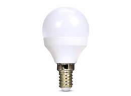 Solight LED žárovka, miniglobe, 6W, E14, 4000K, 510lm, bílé provedení - WZ417-1
