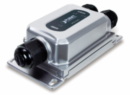 Planet průmyslový PoE/LAN extender, 1xPoE-in, 2xPoE-out 60W, 802.3bt/at/af, Gigabit, -40~75°C, IP67