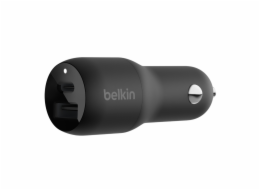 Belkin BOOST CHARGE™ 37W Duální Power Delivery PPS nabíječka do auta - 25W USB-C & 12W USB-A, černá