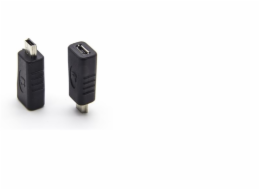 PremiumCord&nbsp;USB&nbsp;redukce&nbsp;USB2.0&nbsp;Micro&nbsp;B&nbsp;female&nbsp;-&nbsp;USB2.0&nbsp;Mini&nbsp;5PIN&nbsp;male