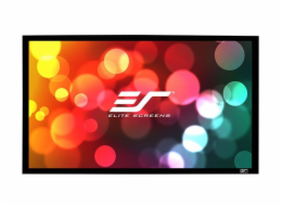 ELITE SCREENS plátno v pevném rámu 135" (342,9 cm)/ 16:9/ 167,8 x 298,9 cm/ Gain 1,1/ rám černý 6 cm