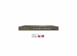 Tenda TEG3328F Managed L2 Gigabit Switch 24x RJ45 a 4x SFP