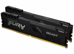 KINGSTON DIMM DDR4 64GB (Kit of 2) 3600MT/s CL18 FURY Beast Černá