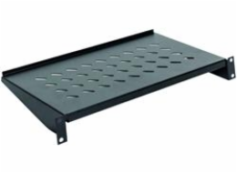 Legrand EvoLine 2-bodová police pevná 1U 400mm, nosnost 25kg - 