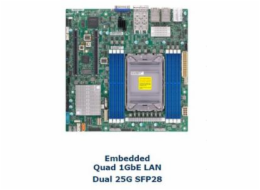 Supermicro MBD-X12SPZ-SPLN6F-O SUPERMICRO MB 1xLGA4189, iC621A, 8x DDR4 ECC, 3xNVMe, 1xNVMe/4xSATA3, M.2, 2x PCIe4.0 x16, 2x 25Gb + 4x 1Gb LAN,IPMI