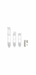 QNAP BRKT-QXG-10G2T - Full-height/low-profile/flat brackets for dual-port RJ45 NIC