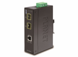 Planet IGT-1205AT, konvertor 1x 1000Base-T, 2x SFP 100/1000Base-X, -40 až +75C, EFT+ESD
