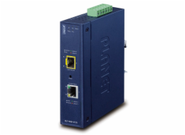 Planet IGT-900-1T1S IP30 průsmyslový konvertor 1x 1000Base-T, 1x SFP port, SNMP, VLAN, -40až+75st, 9-48VDC