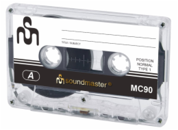 Soundmaster audiokazeta MC90/ 90min/ 5-ti pack