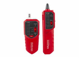 W-Star Tester kabelů RJ45 WSNF168S, UTP/STP, BNC, detektor kabelů