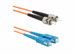 Optický patchkabel duplex ST-SC, 62,5/125 um MM,8m, OM1