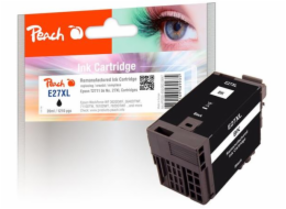 PEACH kompatibilní cartridge Epson No.27XL, T2711, REM, PI200-450, Black 20 ml