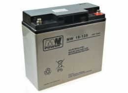 MPL MW POWER MW 18-12 UPS battery Lead-acid accumulator AGM Maintenance-free 12 V 18 Ah Black