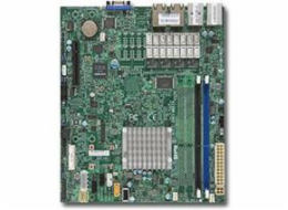 SUPERMICRO uATX MB Atom C2358 2-core (7W), 2x DDR3 ECC/nECC, 2xSATA3, 2xSATA2, 1x PCI-E x4(in x8), 5xLAN, IPMI