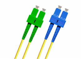 Optický patchkabel duplex SC/APC-SC 9/125um SM 1m, OS2, G657A