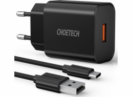 Choetech Q5003 1x USB-A 3 A (Q5003 Black) nabíječka