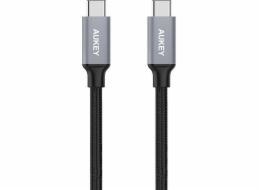 AUKEY Cable USB-C to USB-C black 1m Nylon Alu CB-CD5