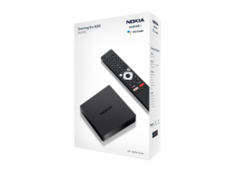NOKIA android box 8000/ 4K Ultra HD/ NETFLIX/ 02 TV/ HDMI/ USB 3.0/ USB-C/ USB 2.0/ BT/ Wi-Fi/ LAN/ Android TV 10/ černý