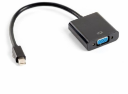 Adaptér AV Lanberg DisplayPort Mini - D-Sub (VGA) černý (AD-0006-BK)