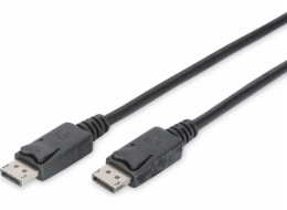 Digitus DisplayPort Connection DP St/St, 2m,  Ultra HD 4K, sw.