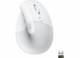 Logitech LIFT Left Vertical Ergonomic Mouse 910-006475 Logitech Lift Vertical Ergonomic Mouse - White Vertikální myš, optická, 6 tlačítek, bezdrátová, Bluetooth