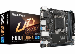 GIGABYTE MB Sc LGA1700 H610I DDR4, Intel H610, 2xDDR4, 2xDP, 1xHDMI, 1xVGA, mini-ITX