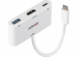Lindy USB 3.2 Gen 1 multiport hub, USB-C samec > USB-A + USB-C samice + HDMI samice, USB rozbočovač